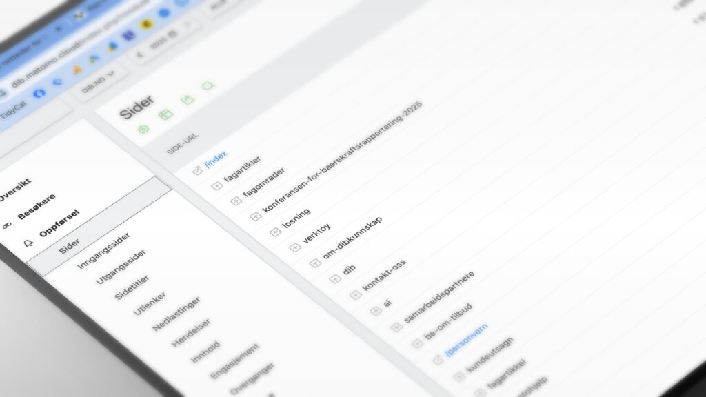 Bilde av en ansatt hos DIB som snakker med kollegaer