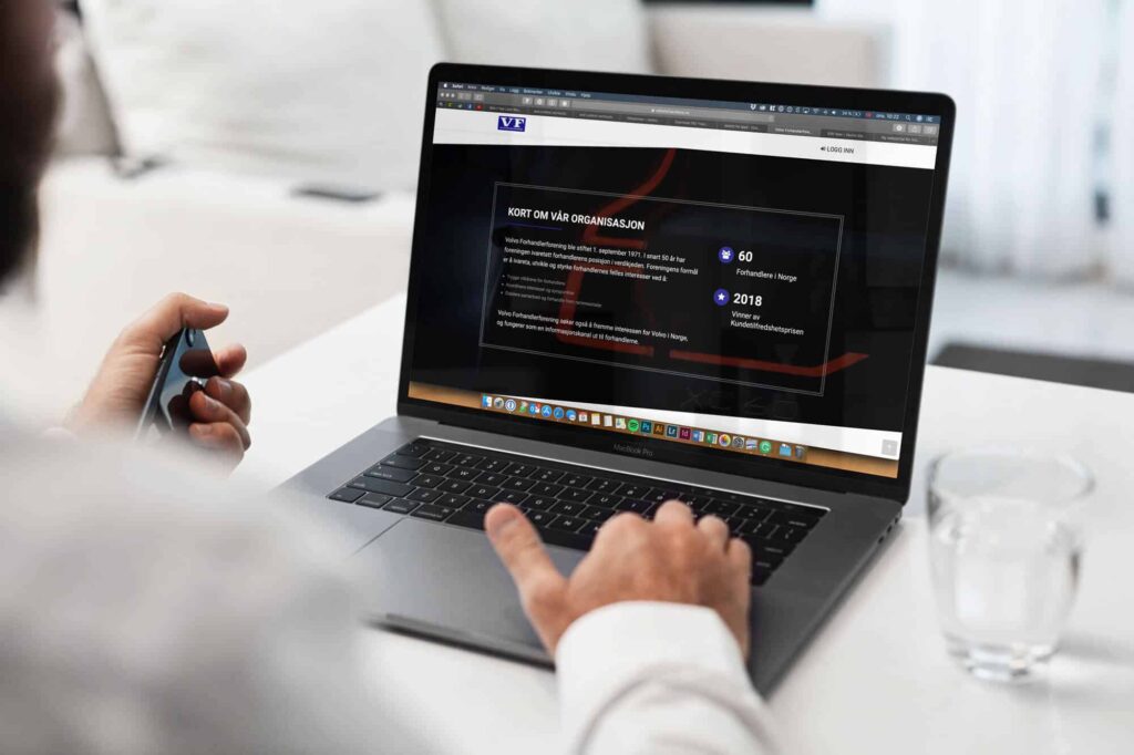 SEO-optimalisert hjemmeside for Volvo forhandlere i Norge og Scandinavia